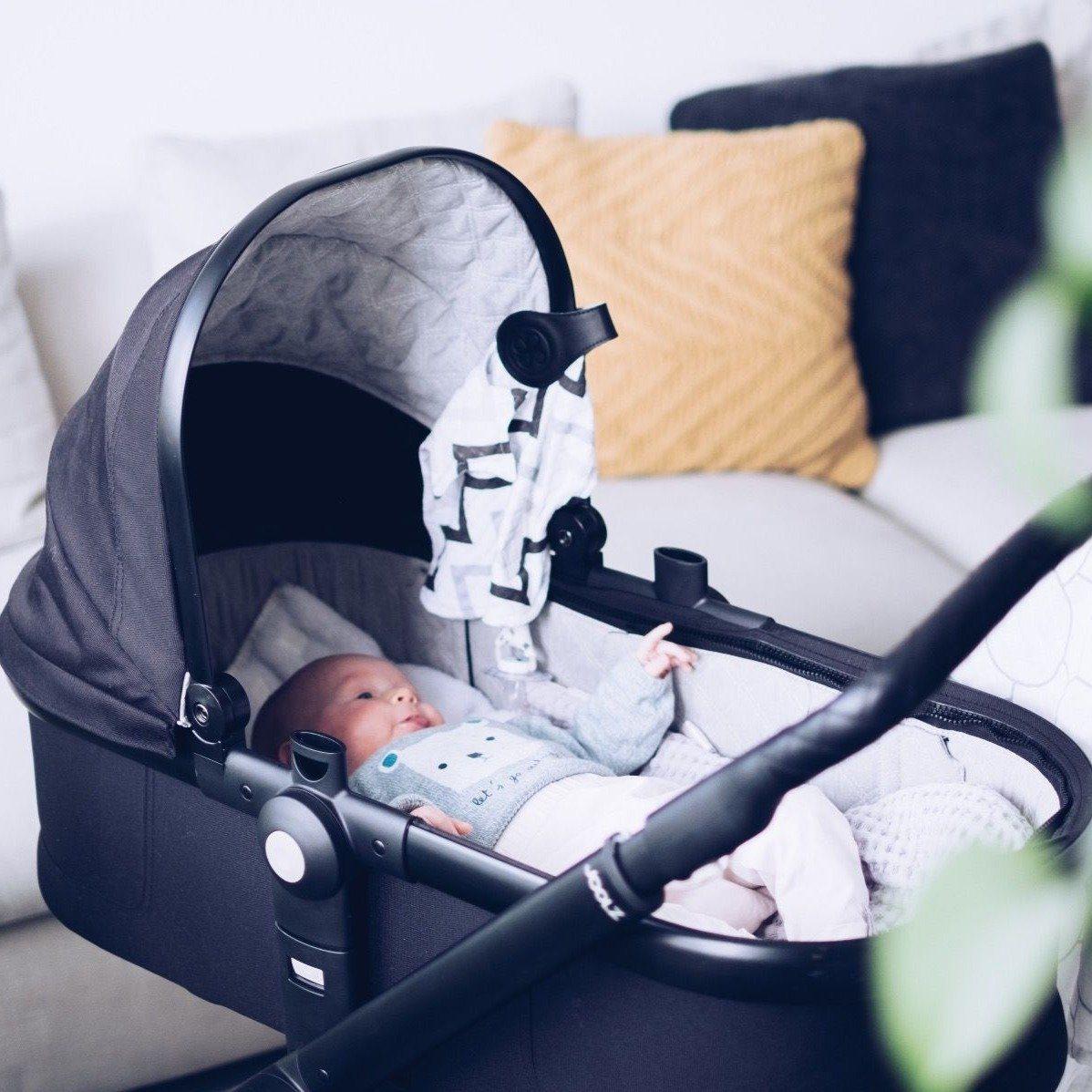 Cloby swaddle och klämma - Svart - Barnvagnstillbehör - MamaMilla