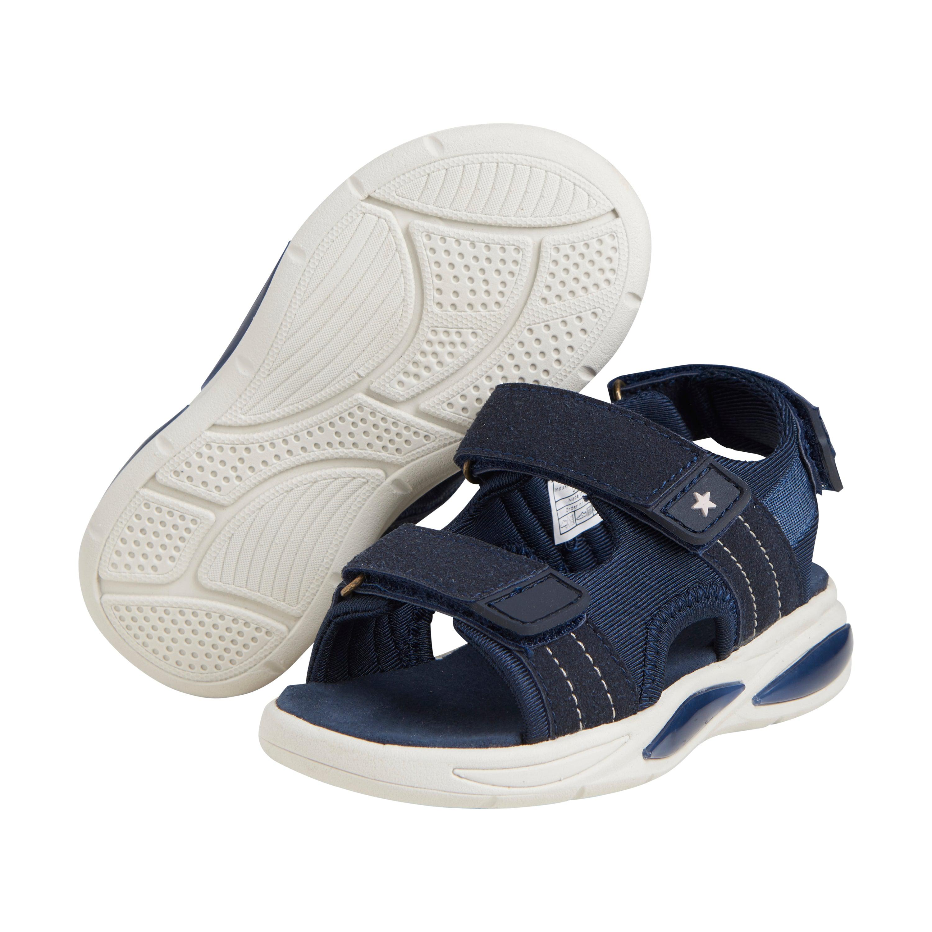 EN FANT letvægts sandaler med velcro og lys - India ink - sko - MamaMilla
