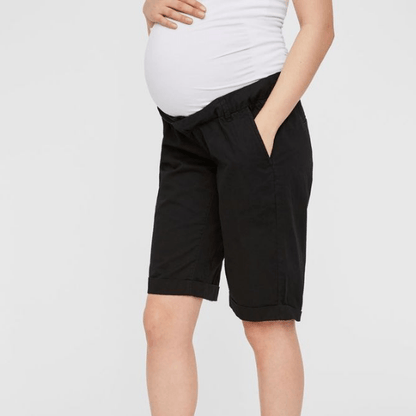Mamalicious vente bermuda - Zwart - Zwangerschapskleding - MamaMilla