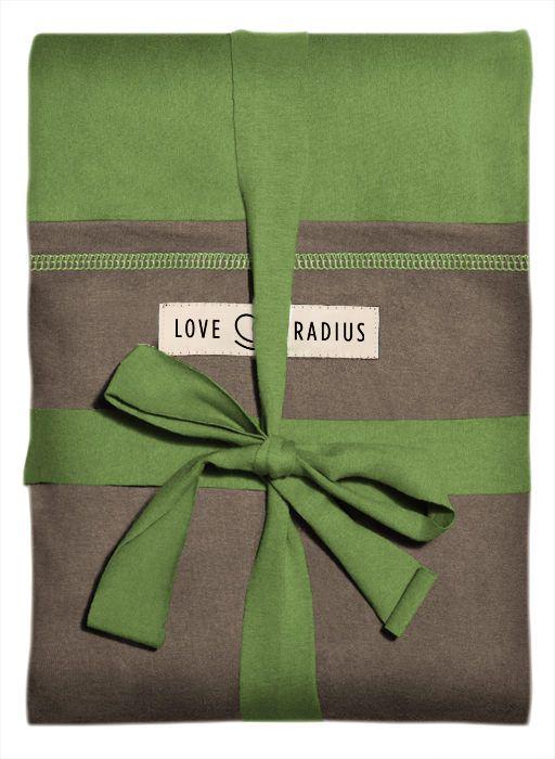 Love radius strækvikle original - Pistachie/Brun - vikle - MamaMilla