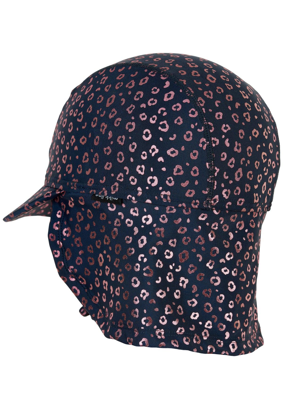 Mikk-line simsolhatt med skärm och halsskärm - Blue Nights - Solhatt - MamaMilla