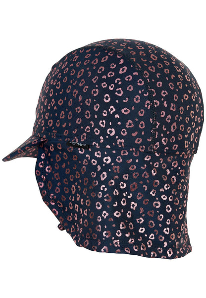 Mikk-line simsolhatt med skärm och halsskärm - Blue Nights - Solhatt - MamaMilla