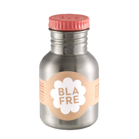 BLAFRE drikkedunk i rustfrit stål - 300 ml - Rosa - Drikkedunk i stål - MamaMilla