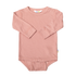 Joha body med långa ärmar i bambu - Dusty pink - Body - MamaMilla