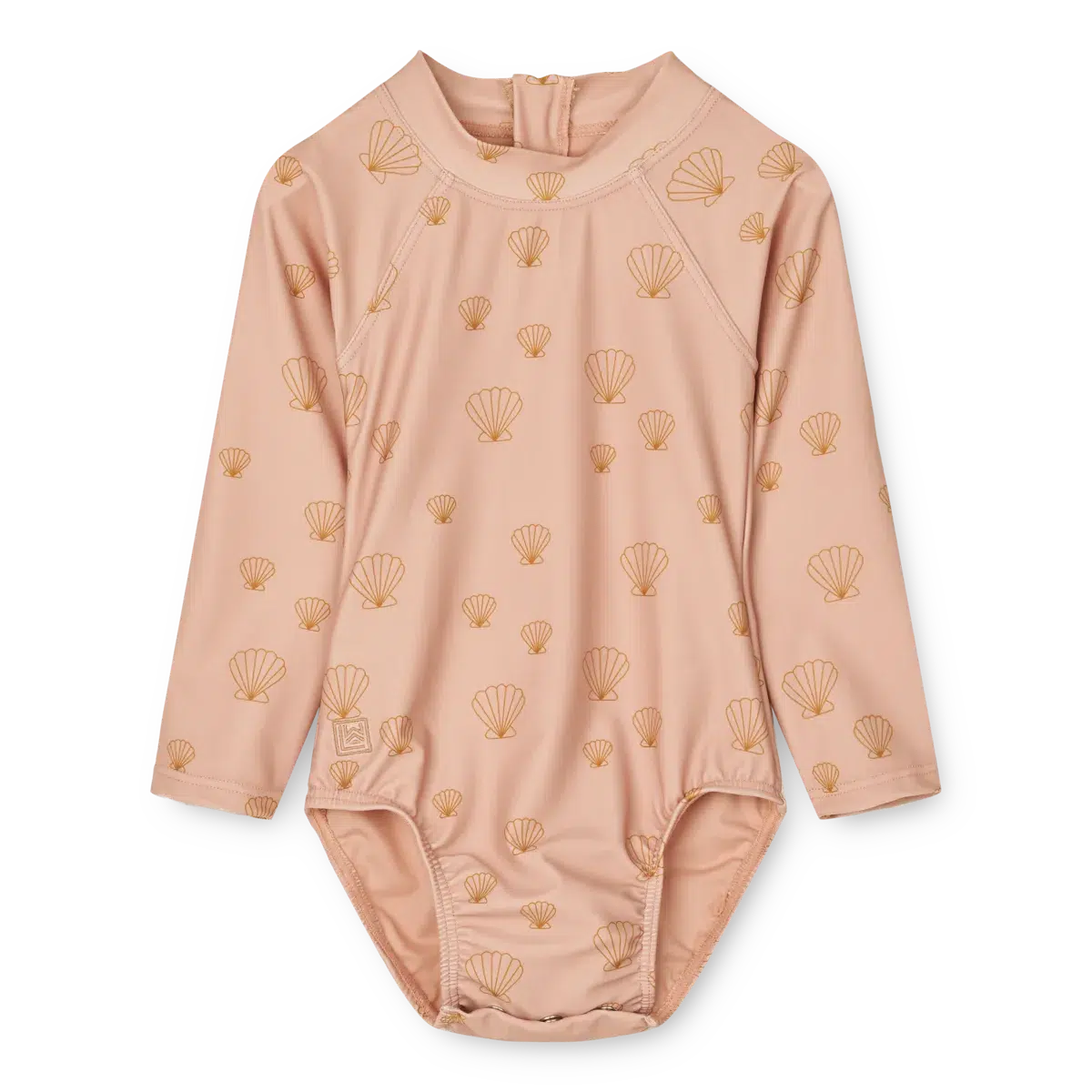 Liewood babyzwempak met lange mouwen - Badpak Maxime - Sea shell / Pale Toscane - Zwemkleding - MamaMilla