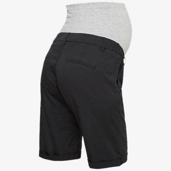 Mamalicious vente bermuda - Zwart - Zwangerschapskleding - MamaMilla